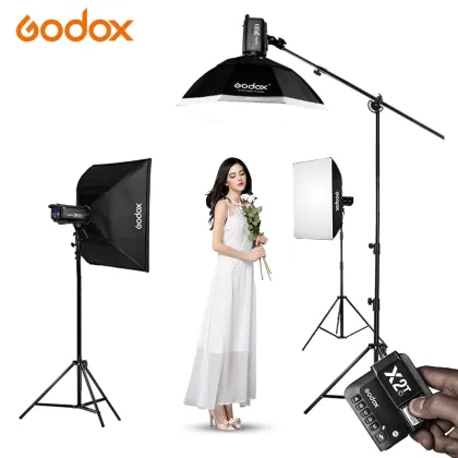 Godox SK400II 1200W Professional Photo Lighting Kit with Softbox and Stand