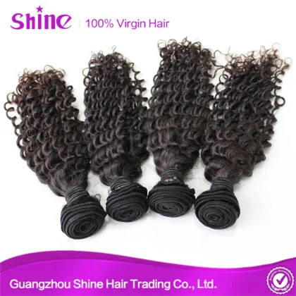 New Mongolian Hair Weave 100% Human Hair Extension