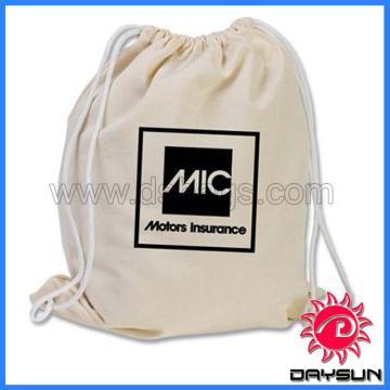 2013 Custom-made New Design Eco Cotton Drawstring Bag