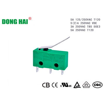 Sistema de energia do terminal Mini Micro Switch Solder