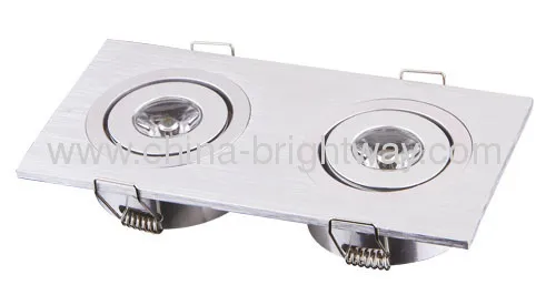 Rectangular 2x1w Led Ceiling Light 