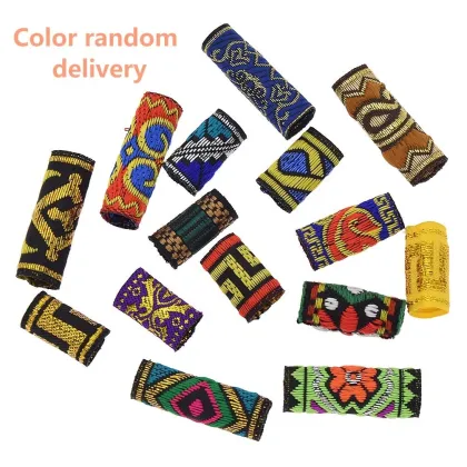 Hot selling national customs dreadlock beads fabric