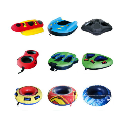 China Inflatable Water Sport Tube 1-3 Rider Towable Tubes Factory