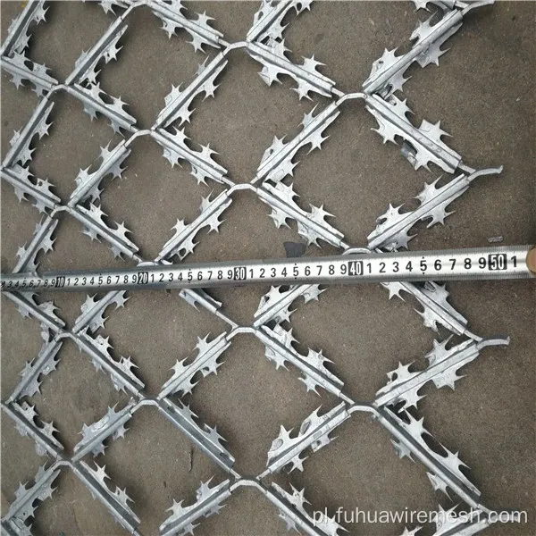 Rozszerzona siatka Concertina Razor Tree