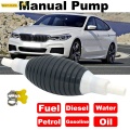 Universal Manual Fuel Pump Line Hand Primer Bulb Water Oil Gasoline Petrol Diesel Liquid Transfer For Car Motorcycle and Boat
