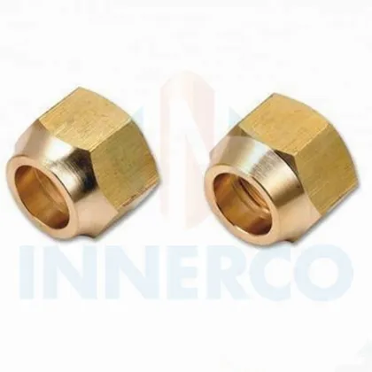 Brass Flare Pipe Fittings - Brass Short SAE Flare Nut for Air Conditioner