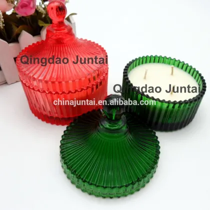 glass soy wax candles