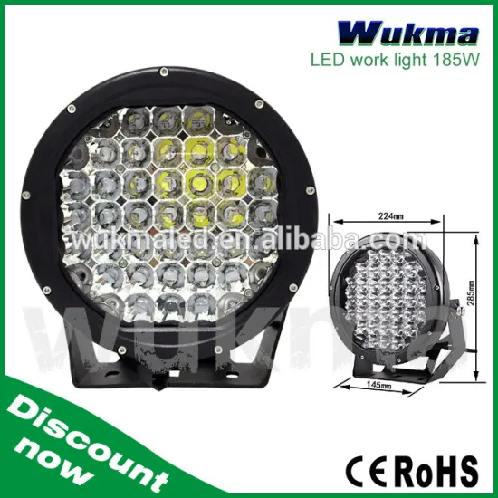 New arrival 185w round CRE E led driving light, led off road light for ATV,UTV,TRUCK ,4x4 off road use seckill 90w/70w