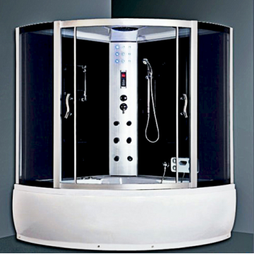 Luxury Black Bath Steam Shower Room