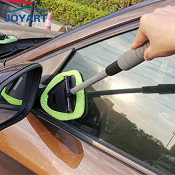 Auto Car Window Cleaner Brush Kit - Windshield Wiper Microfiber Cleaning Tool