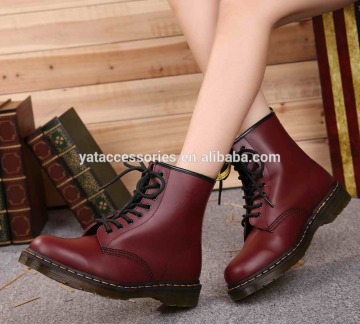 8" High Quality Genuine leather Outdoor Martin boot womens
