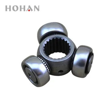 Spider Drive Shaft Assembly with Slide Joint, 23 Teeth, and Tripod Joint in Automotive Transmission Systems