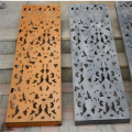 في الهواء الطلق Corten Steel Garden Metal Screen Planels