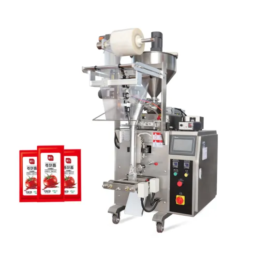 Automatic Multi-Function Vertical Packing Machine for Sauces, Ketchup, Oils, and Milk Sachets