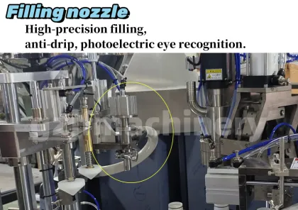 JINFENG Automatic Cosmetic Cream Tube Filling Machine