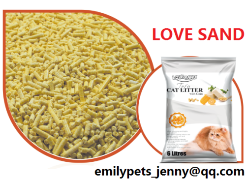 corn cat litter from LOVE SAND