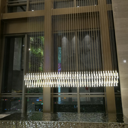 Высококачественная декоративная роскошная хрустальная люстра в вестибюле