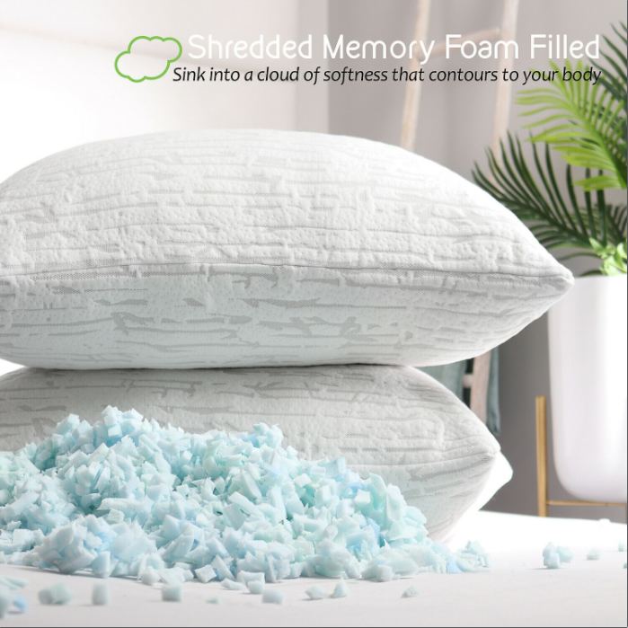 Shredded Memory Foam Pillow24 Png