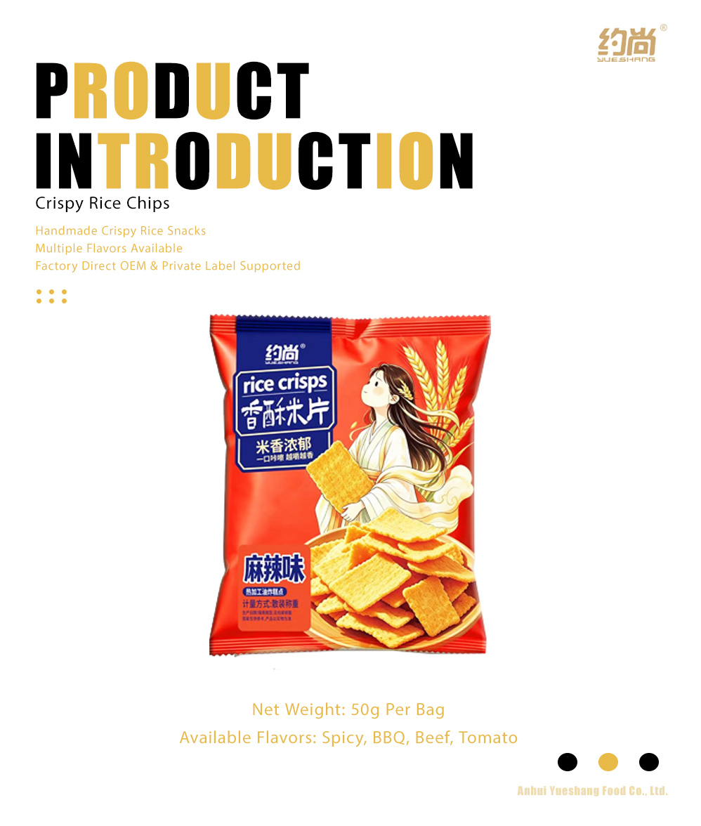 Crispy Rice Crackers Spicy Flavor Sold by Weight-x