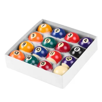 16pcs 25mm Resin Mini Billiard Ball Children Toy Small Pool Cue Balls Full Set 24BD