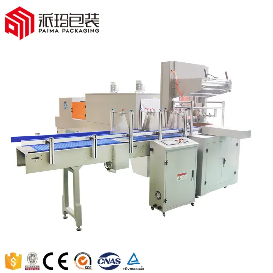 Plastic Bottle and PE Film Roll Shrink Wrapping Machine for Backpacks