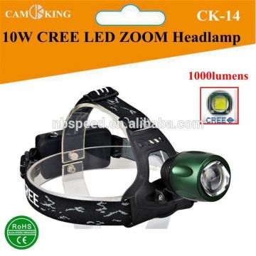 XM-L T6 HIGH POWER LED,1000LUMENS HEADLAMP,ZOOM HEADLAMP