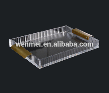 Popular clear acrylic serving tray