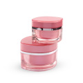 Jar sans air en plastique ABS Cosmetic Dual Chamber Recyclable ABS