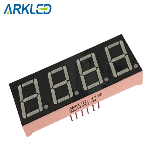 Yellow color 0.56 inch four digits led display