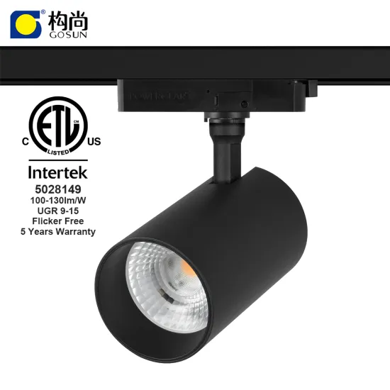 US Standard Anti-Glare Flicker-Free LED Track Light - Rail Spot Lamp ETL 15W 20W 30W