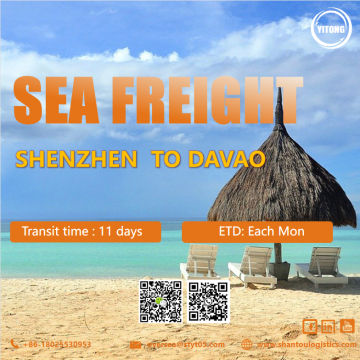 深ShenzhenからDavaoまでの海洋貨物料金