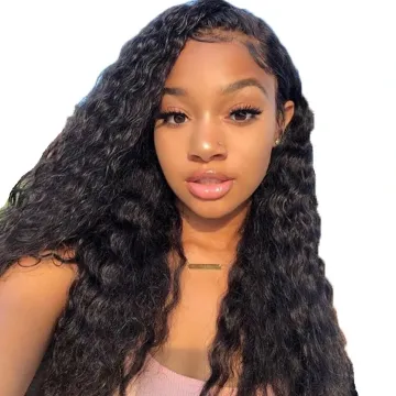 13X6 Deep Wave Transparent Lace Frontal Wig Raw Cambodian Hair Hd Lace Wigs Cheveux Naturels Perruques Glueless Full Hd Lace Wig