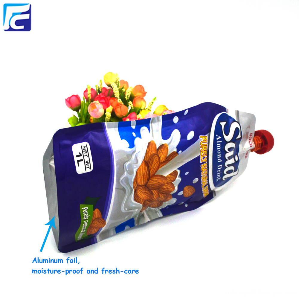 Liquid Pouch Foil Juice Bag with Spout