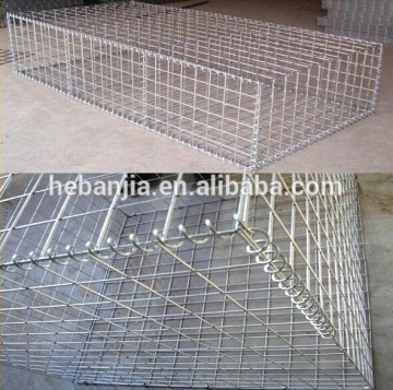 low-carbon iron wire welded mesh gabion box prices(ISO9001 factory)