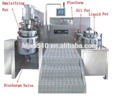 facial scrub vacuum emulsifying machine