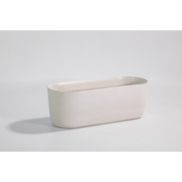 Maceta futurista con forma orgánica