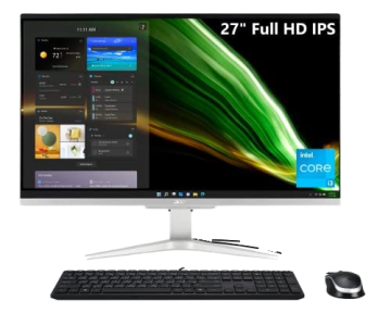 Sharerdp H610 12th & 13th Gen All-In-One PC System with Type-C, 27/23.8 Inch IPS Display & Lifting Bracket