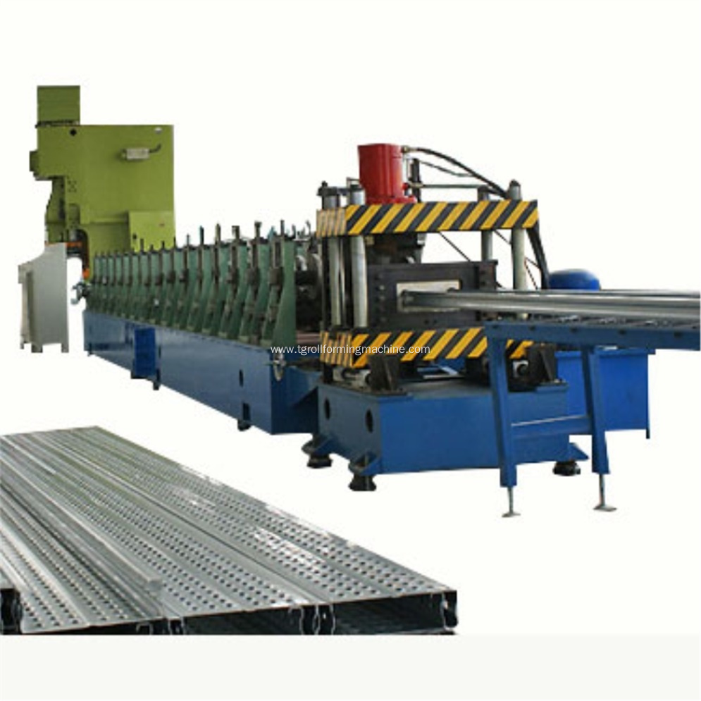 Steel Walk Board Scaffolding Roll Forming Machine Line