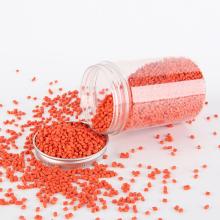 polyethylene plastic granules orange masterbatch