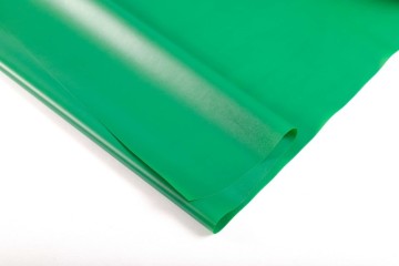 Filme suave de PVC verde durável
