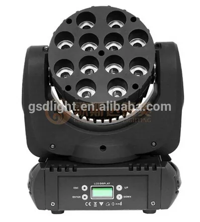 12pcs led mini moving head stage light with good price