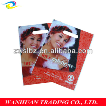 Cheap Price Biodagradable Die Cut Handle Plastic Bags