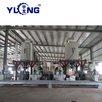 에너지 yulong 바이오 매스 pelletizing 기계 라인