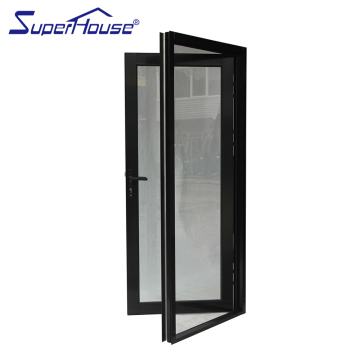 Hurricane Proof Triple Glazed Aluminum Hinged Glass Door