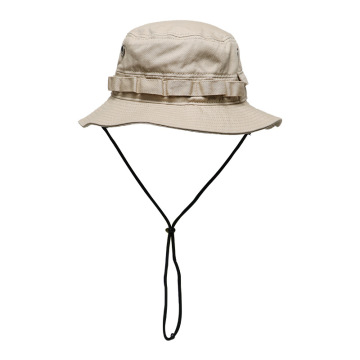 Camo Fisherman Safari Bucket Hats with Embroidered Logo