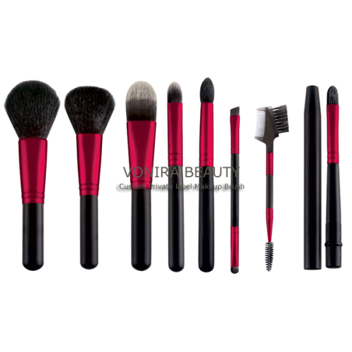 Vonira 8PCS Pink Cosmetic Brush Set