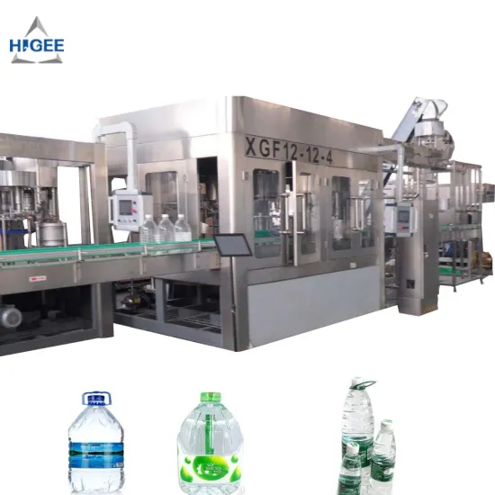 3L 5L 6L 10L Water Filling Machine Line with Self-Adhesive Labeling Machine