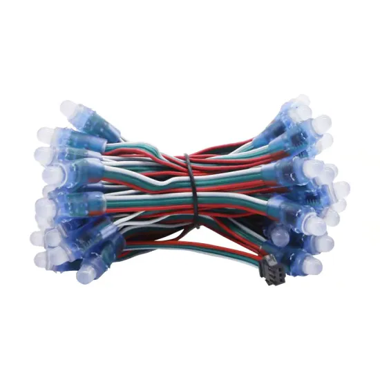 DC5V/DC12V 12mm WS2811 Addressable RGB LED Pixel Module - 50pcs/String