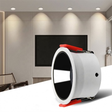 Hotel Lighting 7W 12W 18W LED Downlight Recessed Aluminum Round COB Downlight