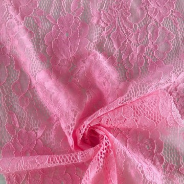 Nylon Stretch Sweet Lace Fabric For Dress